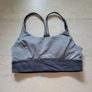 Lululemon Sports Bra, 34B, Grey and Blck